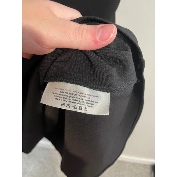 M.M. Lafleur Pauline Dress in‎ Black Size 2 Classic Quiet Luxury LBD - Picture 8 of 8